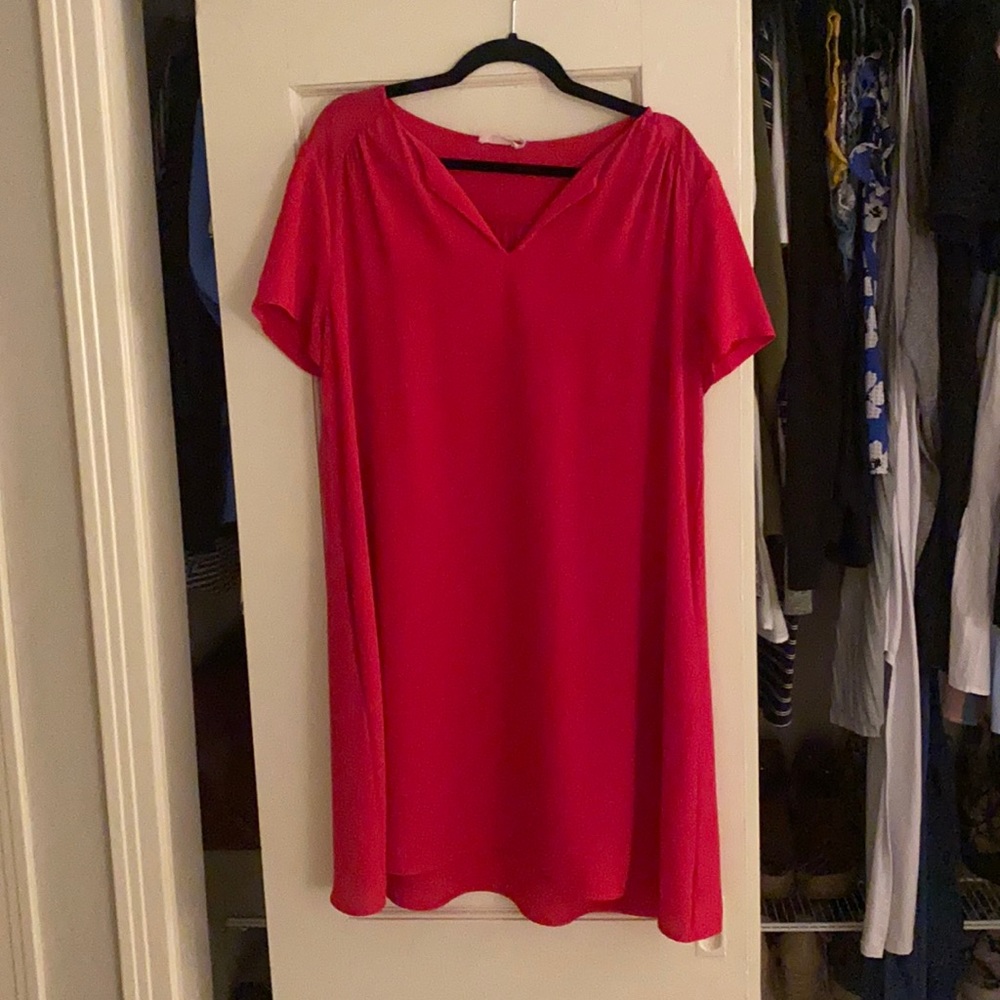 Pink Flowy Dress